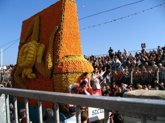 photos J.G.L. FETE du Citron à Menton (fév.2008)