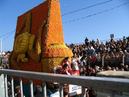 photos J.G.L. FETE du Citron à Menton (fév.2008)