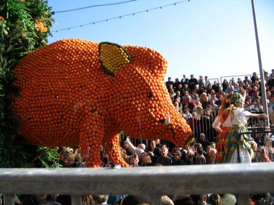 photos J.G.L. FETE du Citron à Menton (fév.2008)