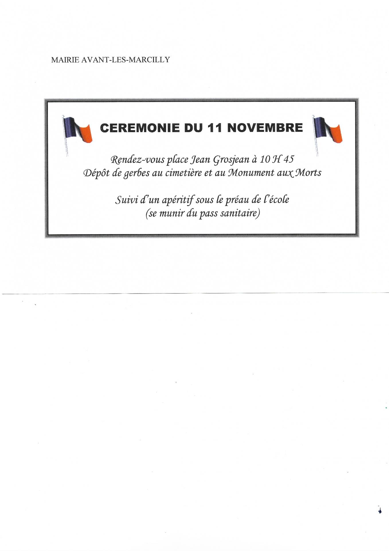 Onze novembre2021